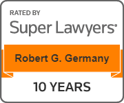 Rated By Super Lawyers | Robert G. Germany | 10 years